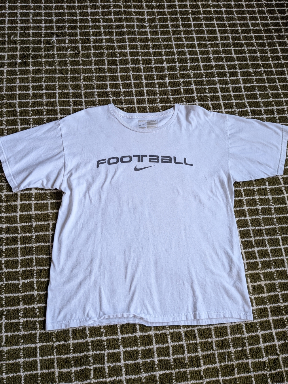 Vintage Nike Football White Tee